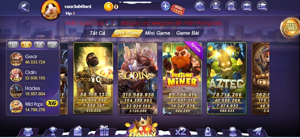 Hướng dẫn bạn cách chơi Slot Game Odin trên Vuaclub chi tiết